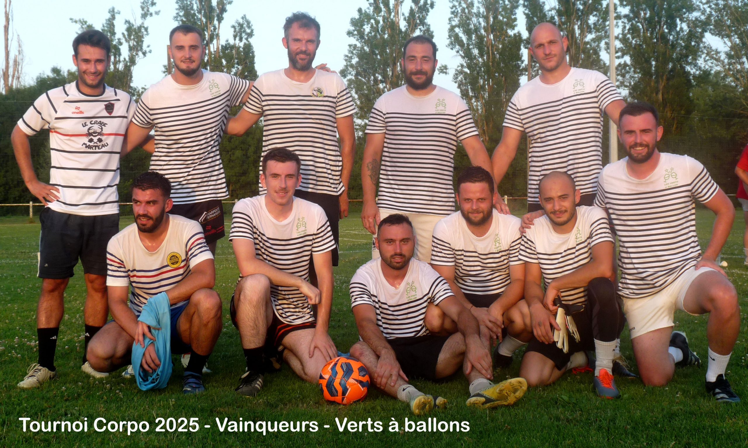 Corpo 2025 verts à ballons